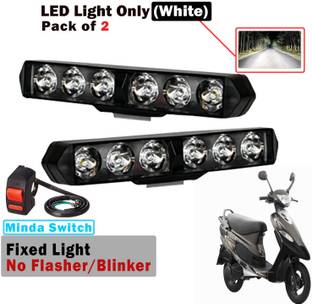 Shopland LED Fog Light for TVS Scooty Pep Plus