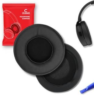 Crysendo 70mm Extra Thick Leather Cushions V2.0 | 2cm Thick Replacement Headphone Ear Pads | Compatible with Uproar Headphones Cushion ONLY | Protein Leather Cushion Replacement Headset Ear (V2.0) Over The Ear Headphone Cushion