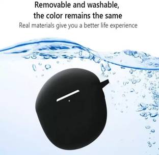 ASCROWN Protective Case for Airdopes Atom 83 All Round Protective Cover With Key Chain (Black, Shock Proof