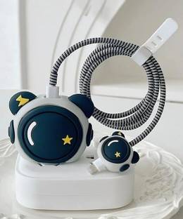 AUDICE Silicone Press Stud Headphone Pouch For Samsung Charger Cover 25W