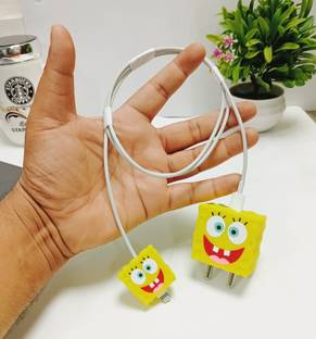 Mobile Mart Silicone Press Stud Headphone Case For Apple Charger