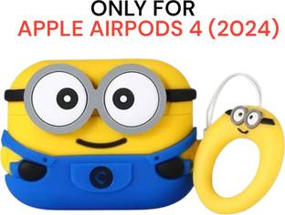 BinkSon Silicone Press Stud Earbuds Case For Apple Airpod 4 Gen (2024)
