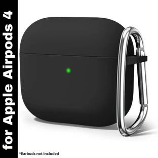 MobieGenie Silicone Velcro Earbuds Case For Apple Airpods 4 | Apple AirPods 4th Gen (2024)
