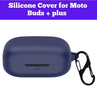 WELFO Silicone Press and Release Earbuds Case For Moto Buds +