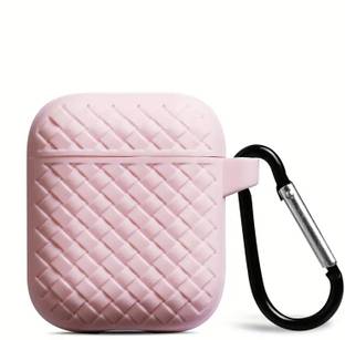 KHR Silicone Press and Release Headphone Pouch For Apple Airpods 1st Generation, Apple Airpods 2nd Generation
