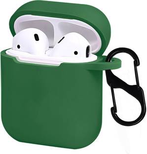 KANSOL Silicone Velcro Earbuds Case For AirPods 1 & 2, Apple airpods 1st and 2nd Generation case