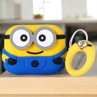 BinkSon Silicone Press Stud Earbuds Case For Apple Airpods Pro 2nd Generation/ Apple Airpods Pro 1st Generation