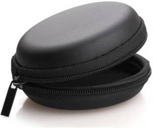 Vatsin Leather Zipper Headphone Pouch For Universal
