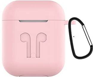 KHR Silicone Press and Release Headphone Pouch For Apple Airpods 1st Generation, Apple Airpods 2nd Generation