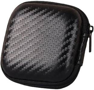 SwapME Leather Zipper Headphone Pouch For Universal
