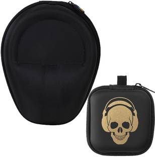 StealODeal Leather Zipper Headphone Case For Universal
