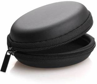 newdera Leather Zipper Headphone Pouch For Universal