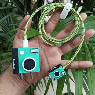 TRENDINGVIEW Silicone Pull String Headphone Case For Apple 20W Adapter, iPhone Charger Cover For 18W/20W, Airpods 1st/2nd Generation