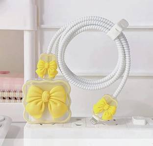 prozzile Silicone Press Stud Headphone Case For Compatible with Apple 20W Adapter