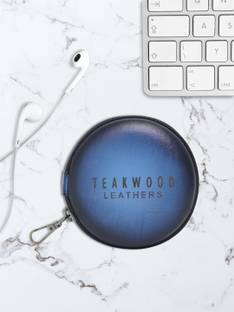 Teakwood Leathers Leather Zipper Headphone Case For Universal