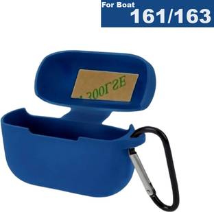 Evaton Pouch for Boat Airdopes 161 / 163 Case Cover with GUM Sticker |Shockproof Silicone Protective Case