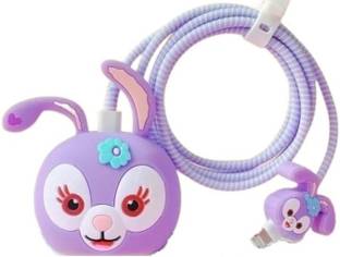 TECHWIND Silicone Press Stud Headphone Case For Compatible With Apple 18/20W Adapter