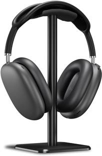 OIVO INDIA Black Headset Holder with Aluminum Supporting Bar Flexible Headrest Headphone Stand