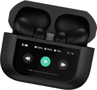 Ozlre Display earbuds Touch Screen Bluetooth Earbuds TWS Cancelling ANC+ENC Bluetooth Gaming
