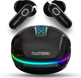 Number Super Buds 999 40dB ANC Gaming TWS Earbuds,4 Mic ENC, 35ms Low Latency,2xPairing Bluetooth