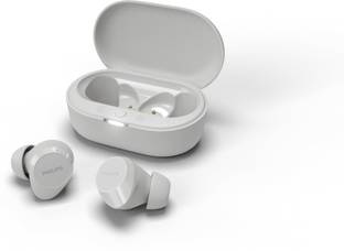 PHILIPS TAT1209WT/00In Ear Earbuds, 18H Play Time, 10mm Dynamic Drivers, ANC, IPX4 Bluetooth