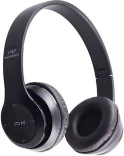 StonSell Foldable Wireless Sports Headphone with Mic and volume button Bluetooth & Wired Bluetooth & Wired