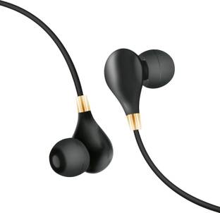 IAIR In-Ear Beats Wired Earphone with Mic Dynamic Stylish Soft Silicon Ear Tip -Black Wired