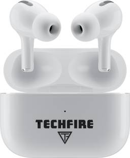 TECHFIRE BoomBuds TWS Earbuds with 100 HRS Playtime,(50ms Low Latency), Bluetooth v5.3 Bluetooth