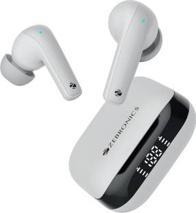 ZEBRONICS Zeb-Pods K2, Upto 40H Backup, Dual EQ Mode,Quad Mic ENC, 40ms Low Latency Gaming Bluetooth without Mic