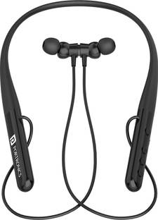 Portronics Harmonics Z4 Wireless Neckband Earphones, 30Hrs Playtime, Mic, Magnetic Latch Bluetooth