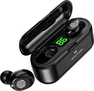 Microflash Earbuds X67 Upto 48Hrs Playtime, Touch Control, Deep Bass Bluetooth