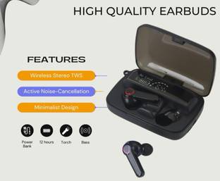 PARYUSHI M19 Earbuds/TWS/buds DJ4.0Earbuds with 280H Playtime, Headphones with Power Bank Bluetooth