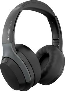 ZEBRONICS ZEB-WHP 6 ( Duke Plus ), 70H Backup, ANC, ENC, Dual Pairing, BT v5.4,Gaming Mode Bluetooth