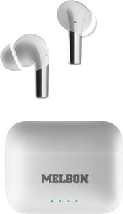 Melbon Fusion XII White Wireless Earbuds with Deep Bass & Long Battery Life Bluetooth Bluetooth