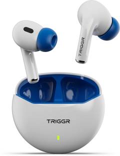 TRIGGR Rizz with 40H Playback, Spherical Design, 13mm Drivers, Rich Bass, Fast Charging Bluetooth