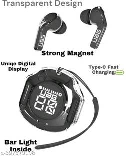 BOTIFY Ultrapods Pro Max Transparent black Trending Truely wireless bluetooth BR 55 Bluetooth