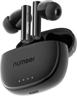 Number Navo Buds X1 w/ 50H Playtime,Dual Pairing,13mm Speakers,ENC,45ms Low Latency Bluetooth