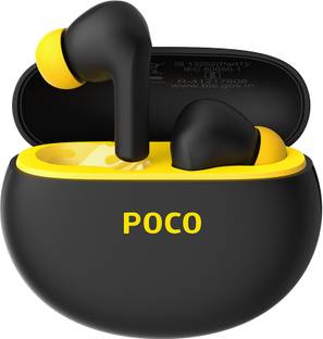 POCO Pods with 30 Hour Playback, 12mm Drivers, 60ms Latency, Fast Charging & ENC Bluetooth Gaming