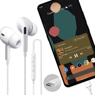 MARS Lightning Wired Earphone Connector (Built in Microphone) Support All Wired