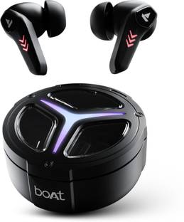 boAt Immortal 171 w/ Beast Mode(40ms Low Latency), 40 Hours Playback & RGB Lights Bluetooth