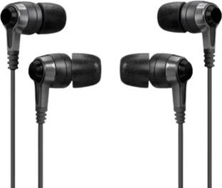 Tiitan Combo Pack of Wired Earphones Black S11 Wired
