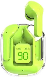 PODJAM Ultrapods TWS Bluetooth Earbuds with Touch Control and Cool Transparent Design Bluetooth