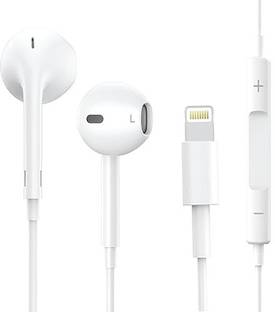 Vntex Lightning Earphones With High Bass&Vol Control for iPhone14,13,12,11,XR,XS,X,8,7 Wired
