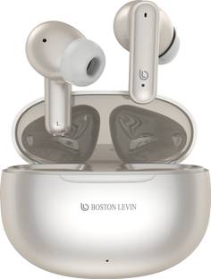 Boston Levin Pods-Gen2,BT 5.3,AAC/,ENC,50ms LowLatancy,T-C Charging,IPX5,Upto40H Playtime Bluetooth