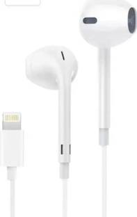Gadget Zone Lightning Wired Headset (White, In the Ear) Wired