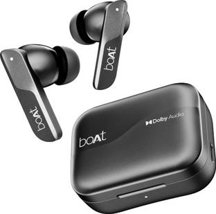 boAt Airdopes 800 w/ Dolby Audio, 4 Mics AI-ENx Tech, Titanium Drivers & ASAP Charge Bluetooth