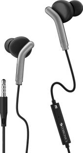 ZEBRONICS ZEB-BRO, With In-Line MiC, 3.5mm Jack, 10mm drivers, Compatible for Phone/Tablet Wired