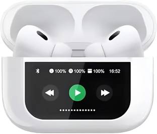 RADHAV Nano Glass for TECORE Wireless Earbuds, Pristine Sound, 36Hrs Playtime, Clear Calls TWS Earbuds, - Copy