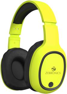 ZEBRONICS Zeb- Thunder, With 60H Backup, BT v5.3, Gaming Mode, ENC, AUX, mSD, Dual Pairing Bluetooth & Wired