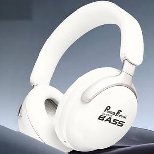 PunnkFunnk Super Bass with 48Hrs Playtime, Low Latency (up to 40ms), Dual Pairing, Wireless Bluetooth